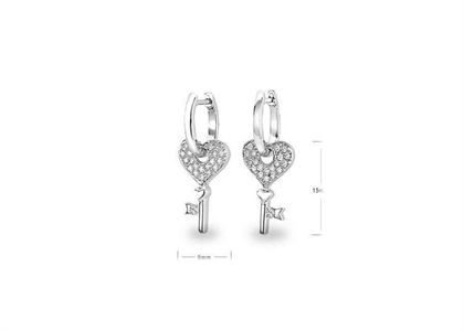 Rhodium Plated | Fashion Earrings